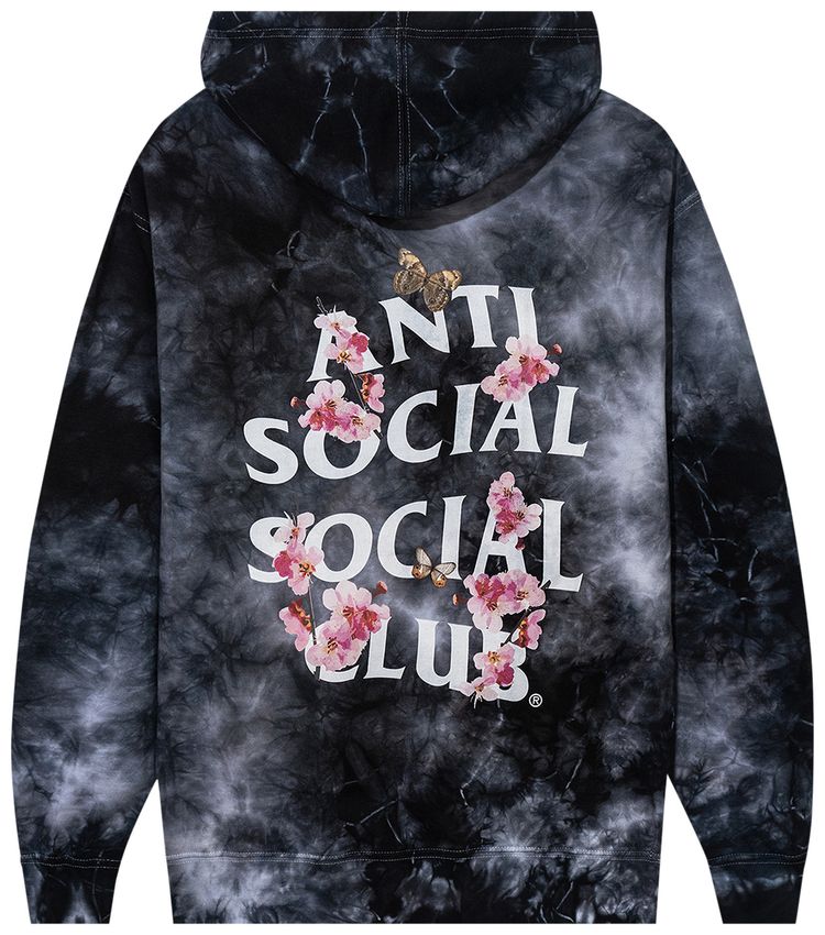 Buy Anti Social Social Club Kkoch Hi-5 Tie Dye Hoodie 'Black