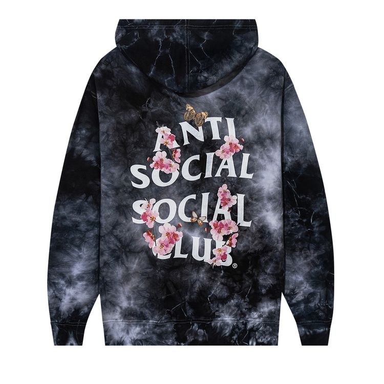 Mens Hoodies Anti Social Club Tie Dye Hoodie Anti Social Social