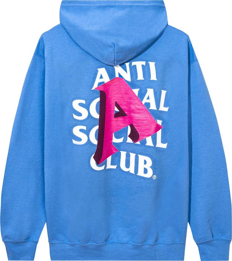 Anti Social Social Club A Is For Zip Hoodie Blue