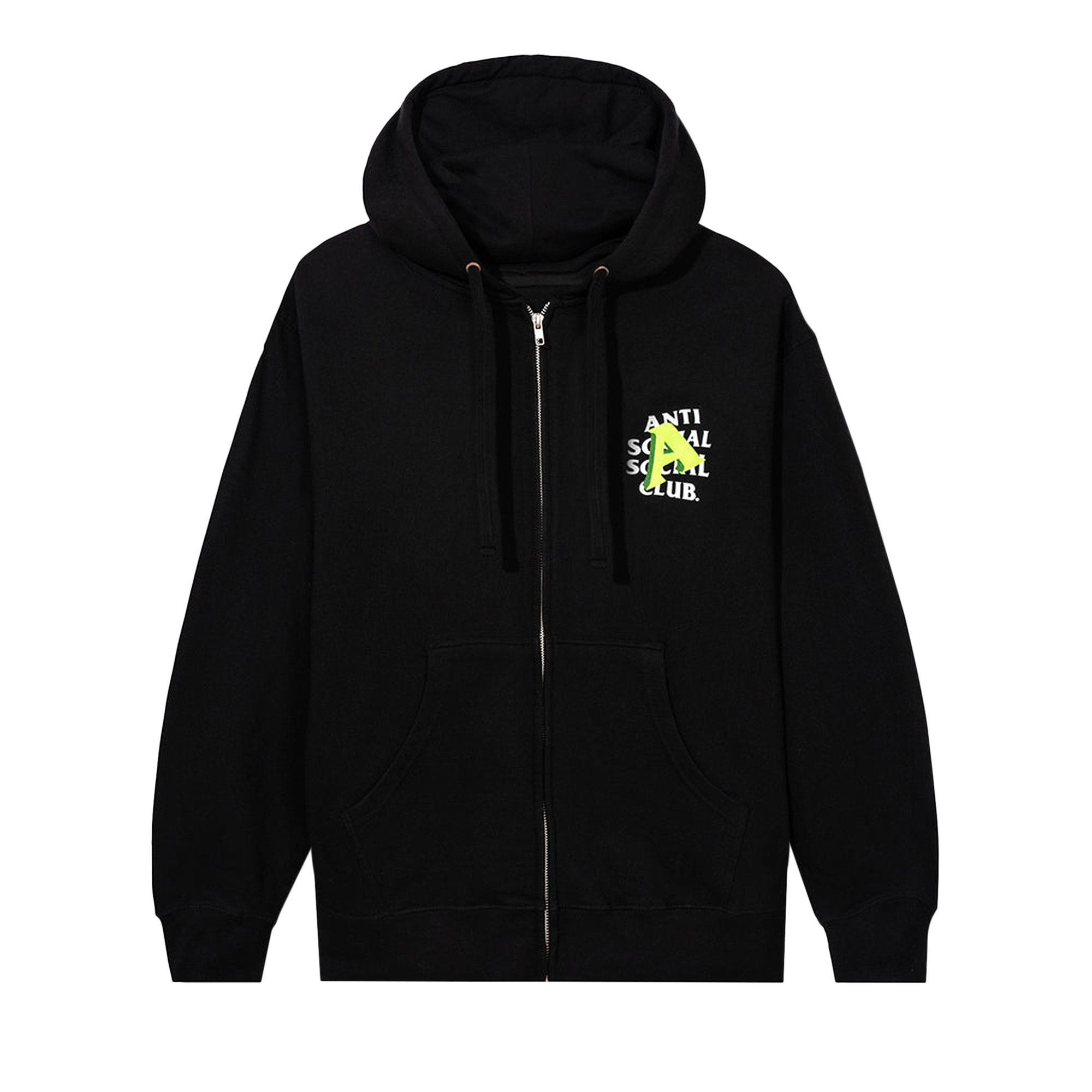 Size l Anti Social Social Club A Is For Zip Hoodie Black
