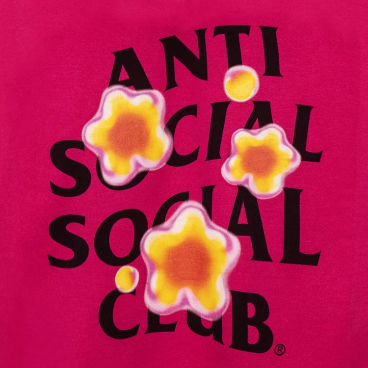 Anti Social Social Club See The Feeling Hoodie Pink