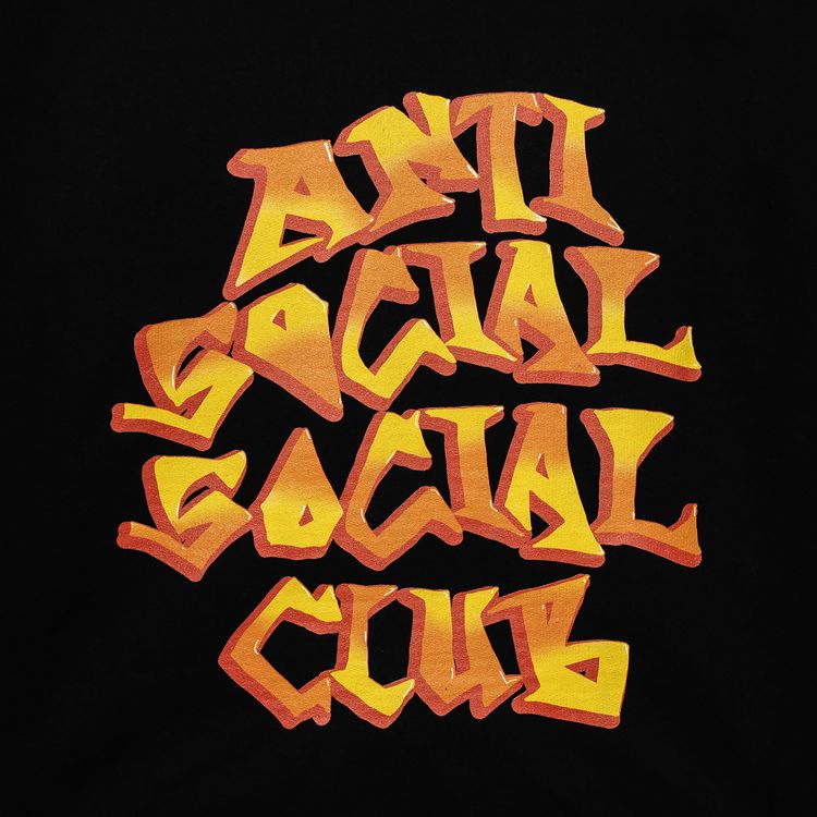 Anti Social Social Club Low Brow Premium Hoodie Black