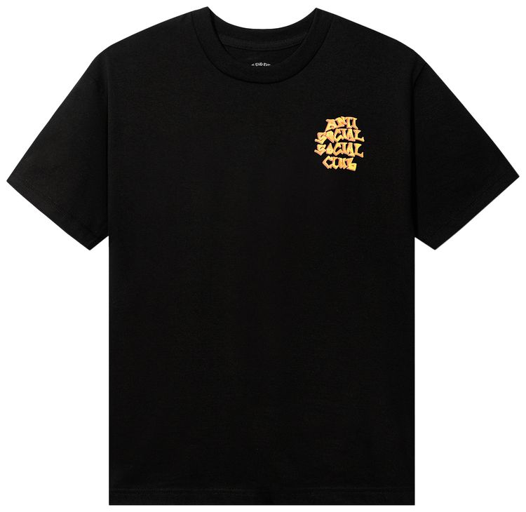 Anti Social Social Club Low Brow Premium Tee Black