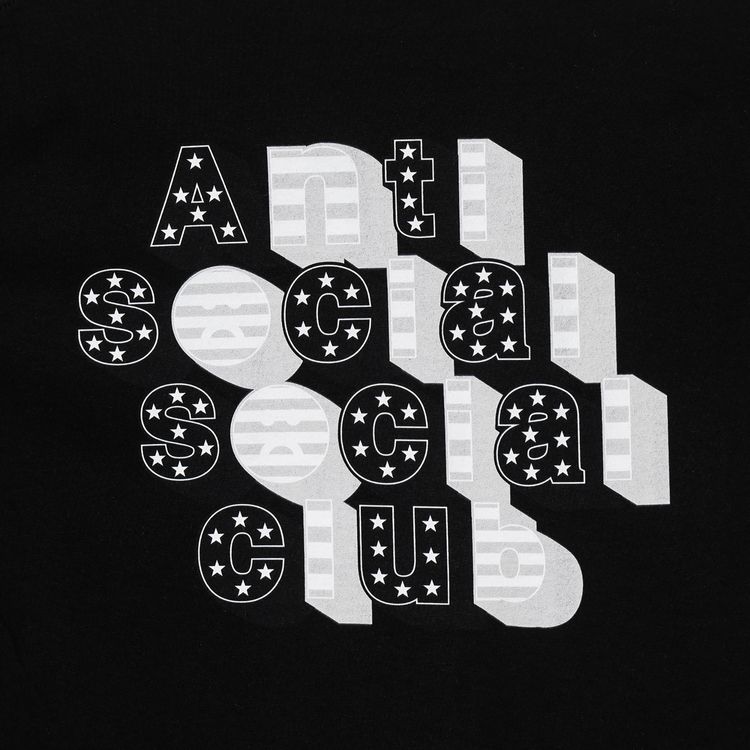 Anti Social Social Club Sign Me Up Tee Black