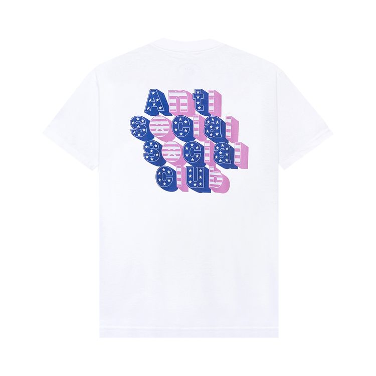 Anti Social Social Club Sign Me Up Tee White