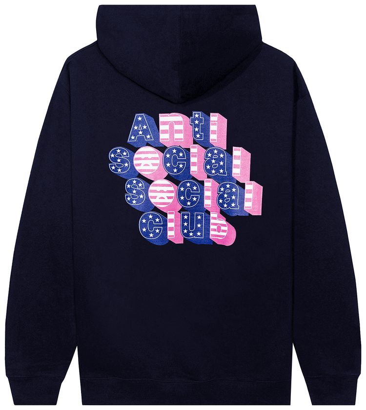 Anti Social Social Club Sign Me Up Hoodie Navy