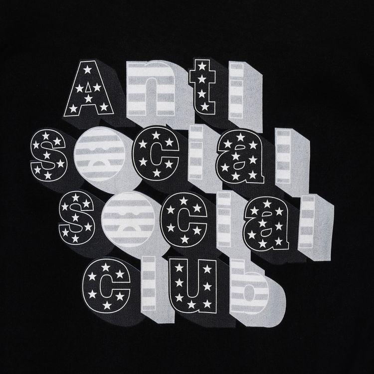 Anti Social Social Club Sign Me Up Hoodie Black