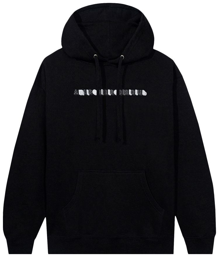 Anti Social Social Club Sign Me Up Hoodie Black