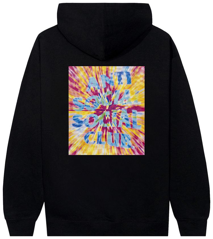 Anti Social Social Club What A TripNo Vacation Hoodie Black