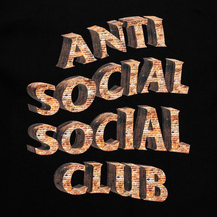 Anti Social Social Club White Picket Fence Tee Black