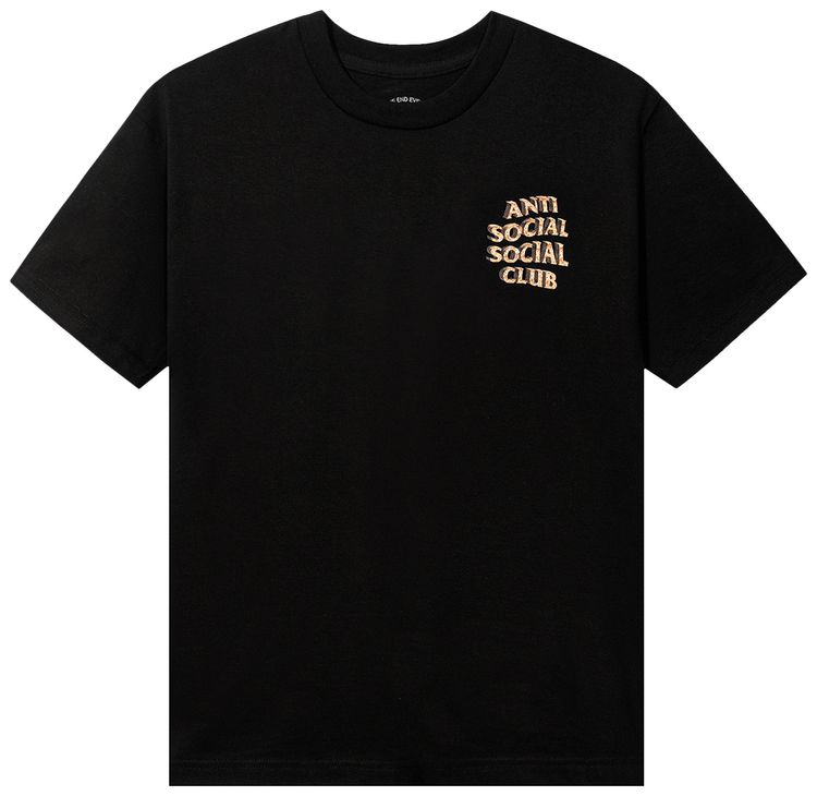 Anti Social Social Club White Picket Fence Tee Black