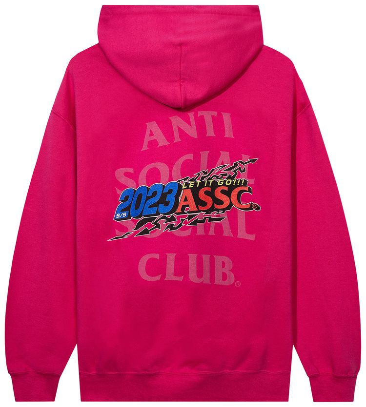 Anti Social Social Club Let It Go Hoodie Pink