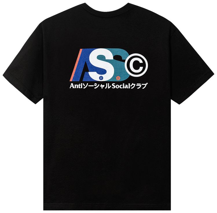 Anti Social Social Club Build Up Tee Black