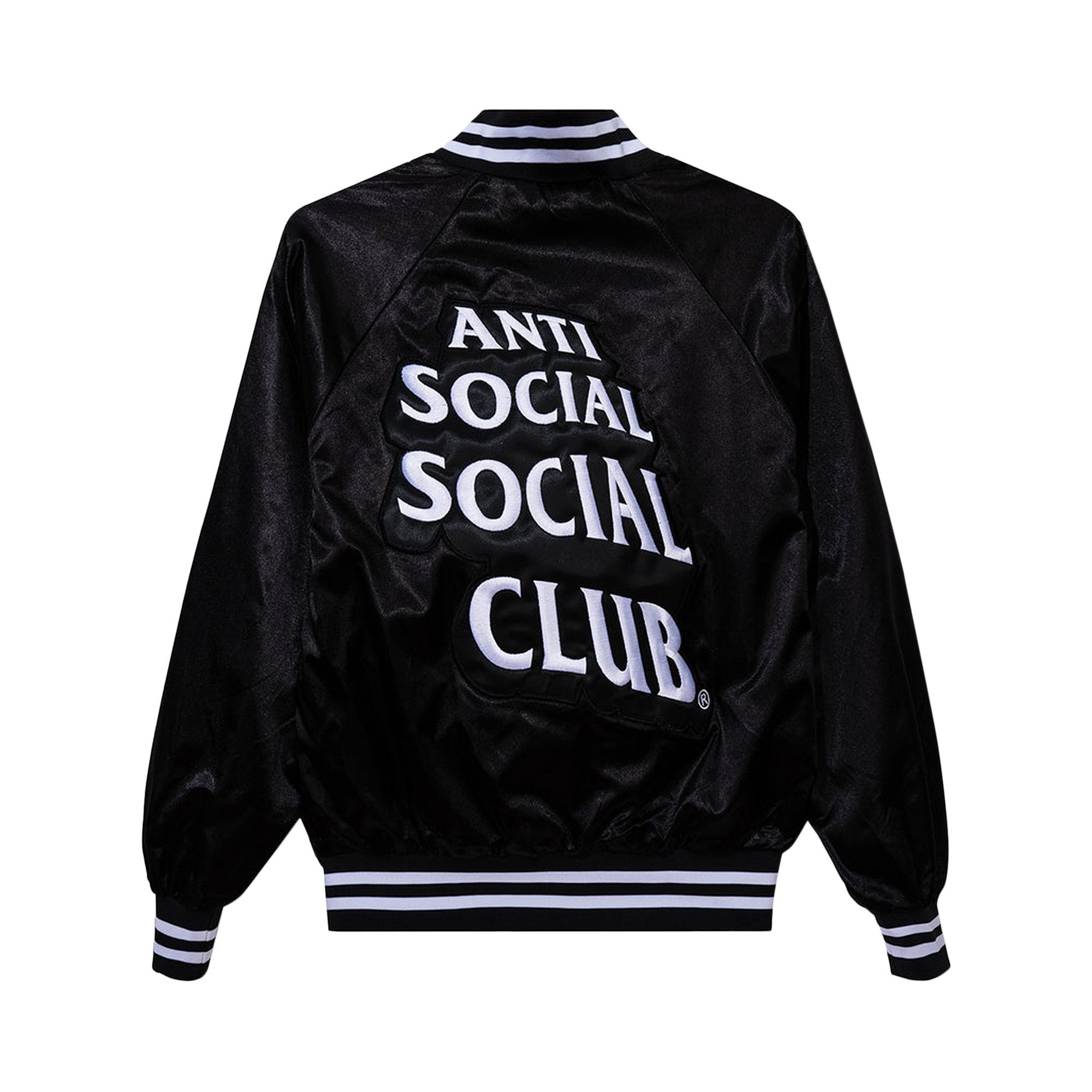 Anti social social club baseball jacket new arrivals