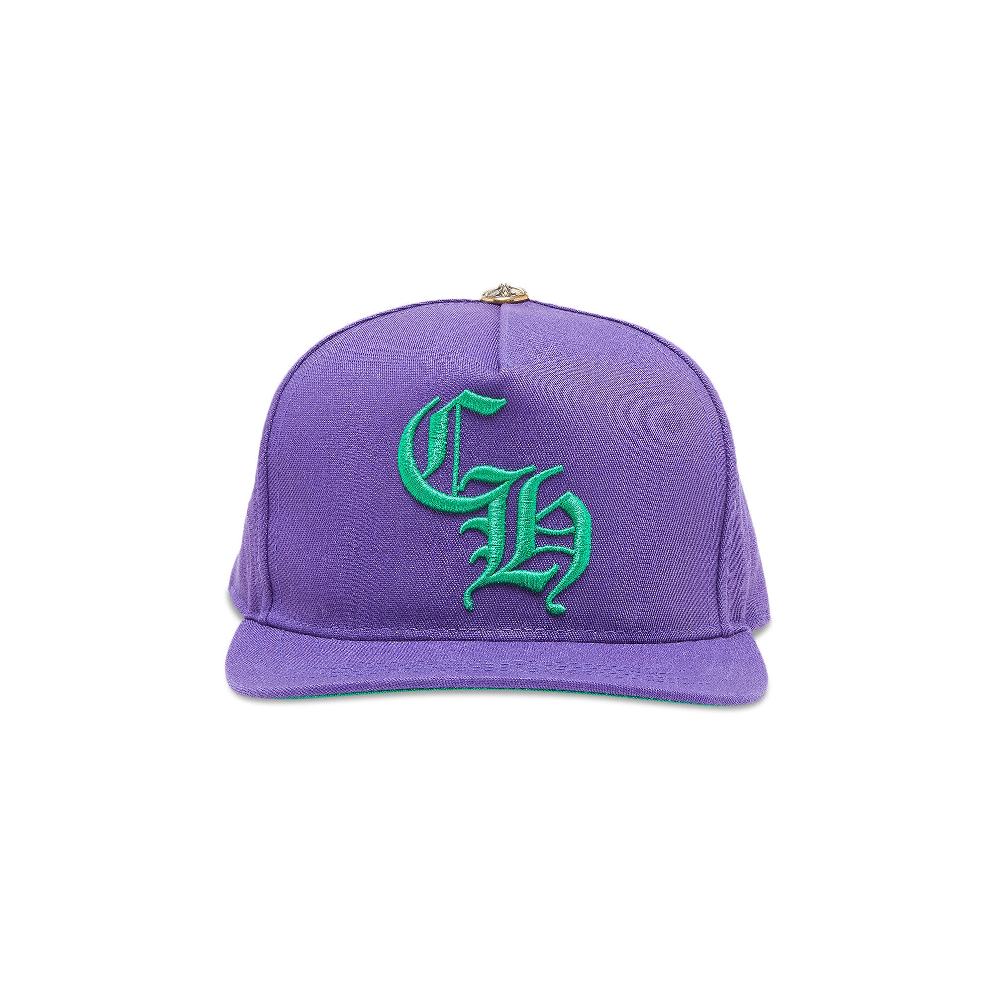 【人気/関税/送料込み】 Chrome Hearts CH Baseball Cap Purple Chrome Hearts CH Baseball Cap Purple/Green - US