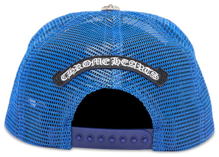 Chrome Hearts Multicolor Cross Trucker Hat BlueWhite