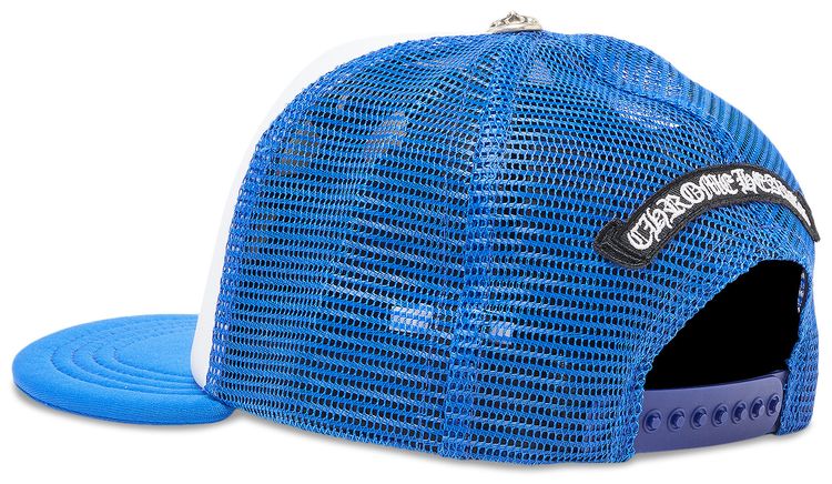 Chrome Hearts Multicolor Cross Trucker Hat BlueWhite