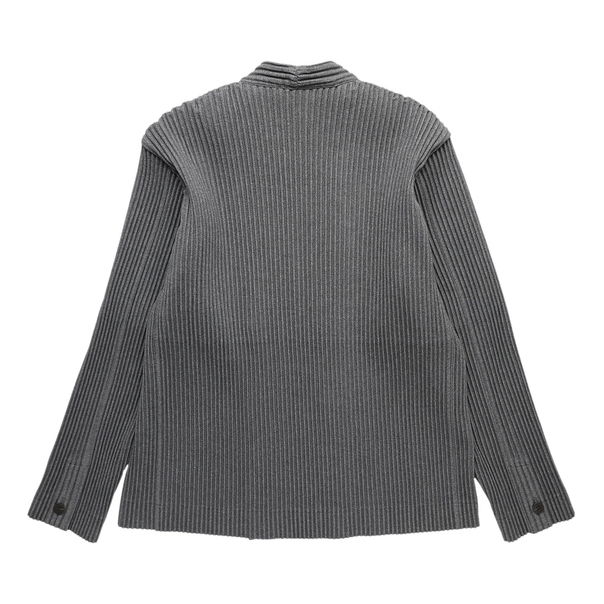 Buy Homme Plissé Issey Miyake Ribbed Long-Sleeve Cardigan