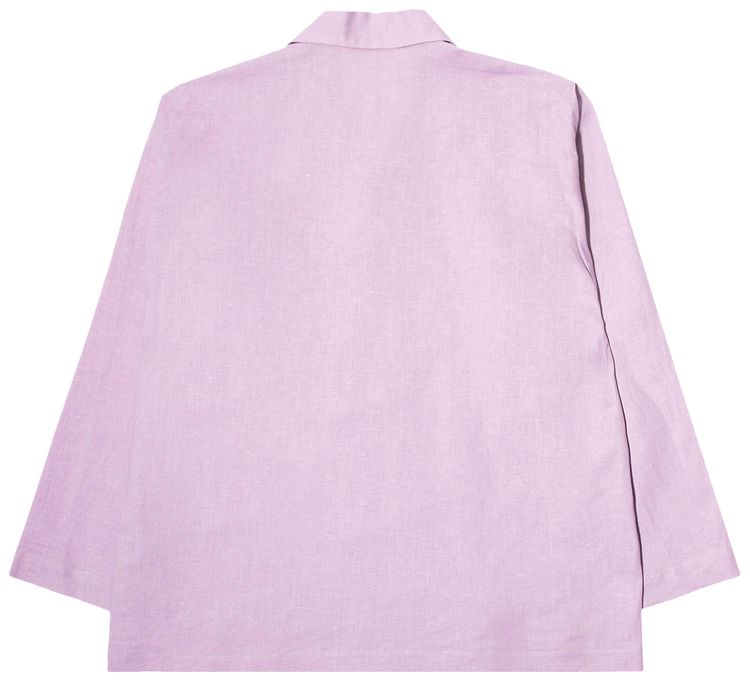 Homme Plisse Issey Miyake Button Up Shirt Brown