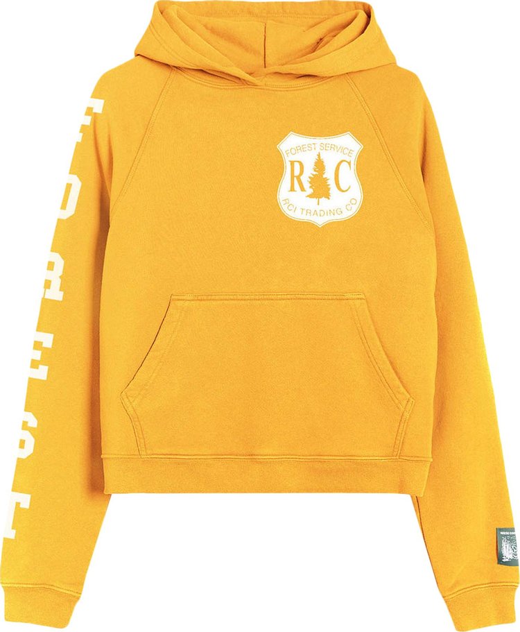 Reese Cooper Forest Collegiate Hooded Sweatshirt 'Hotshot Yellow'