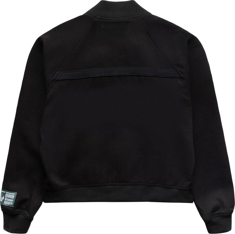 Reese Cooper Wool Serge Bomber Jacket Black