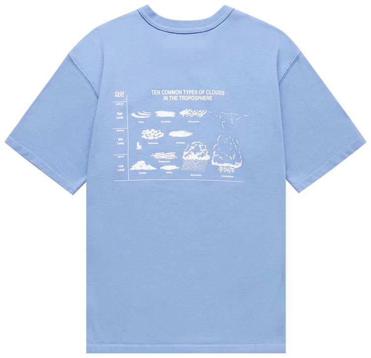 Reese Cooper Clouds T Shirt Sky Blue