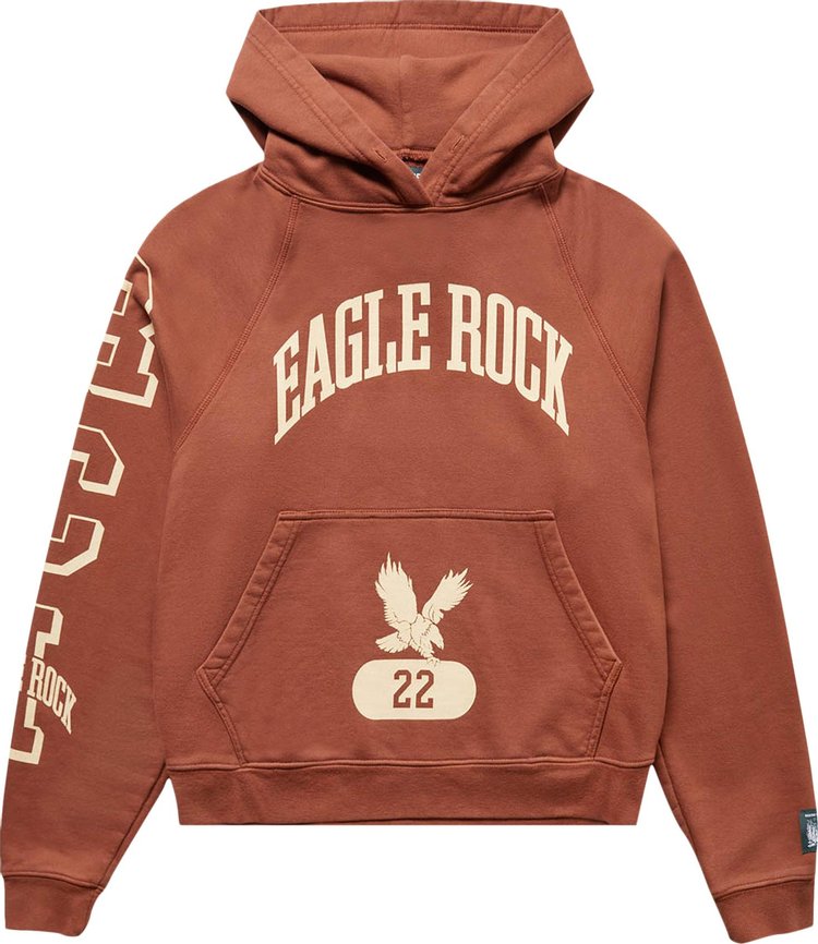 Reese Cooper Eagle Rock Hooded Sweatshirt 'Coffee'