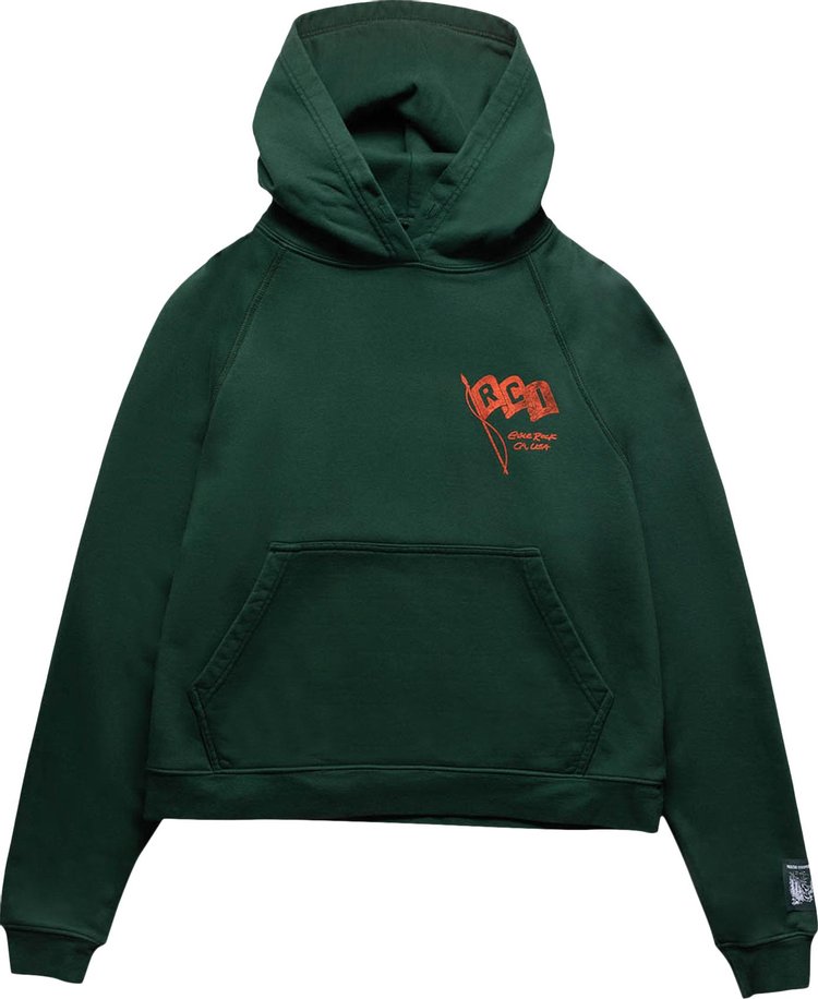 Reese Cooper Outdoor Supply Hooded Sweatshirt 'Forest Green'