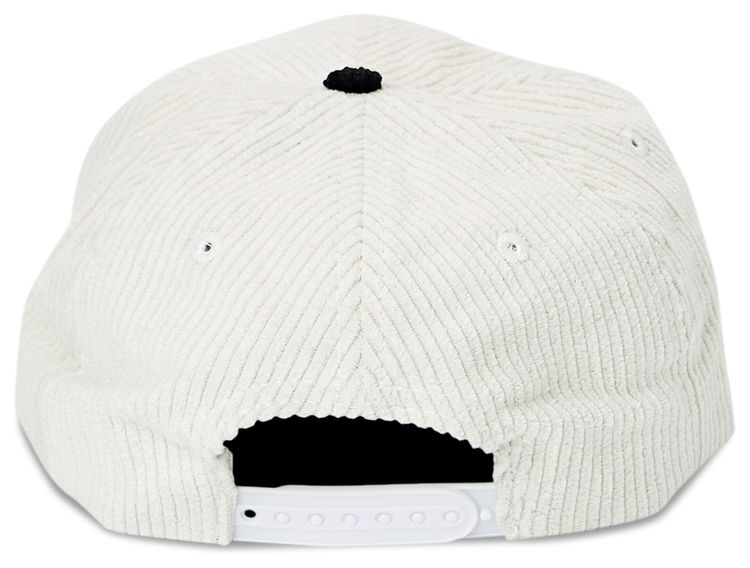 Sporty  Rich Wellness Club Corduroy Hat BlackWhite