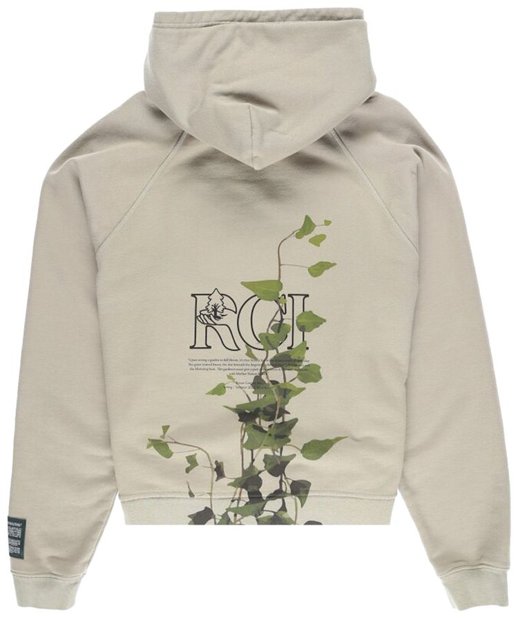 Reese Cooper Vine Print Sweatshirt Khaki