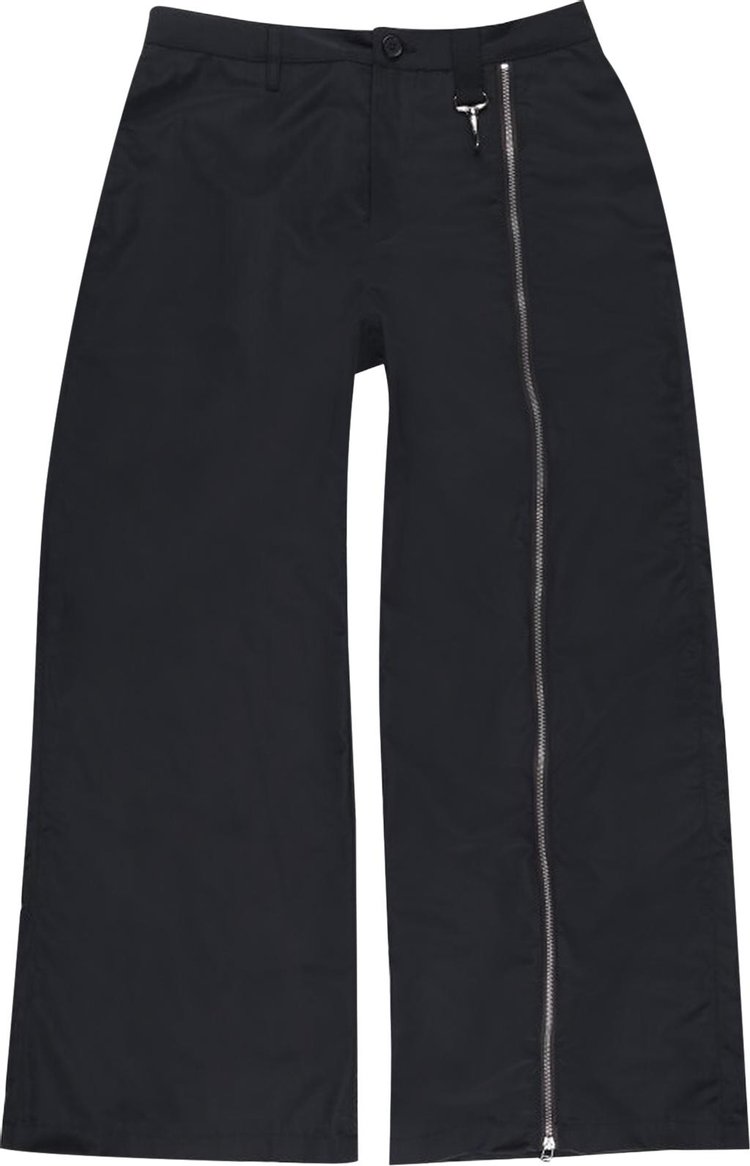Reese Cooper Asymmetrical Zipped Pants 'Black'