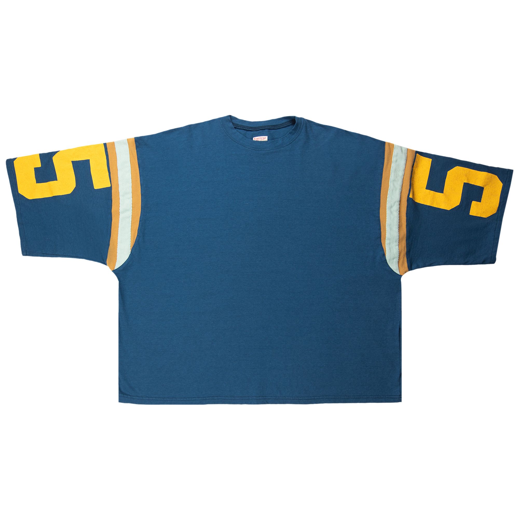 Buy Kapital Huge Football Jersey Tee 'Navy' - K2204SC104 NAVY | GOAT