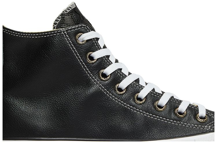 Converse Chrome Hearts x Chuck Taylor All Star Leather High Black