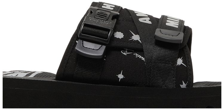 Billionaire Boys Club Spacewalker Slide Heart and Mind   Black