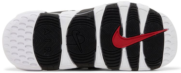 Air More Uptempo Slide White Black Red