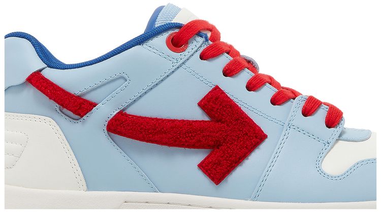 Off White Out of Office College   Light Blue Red