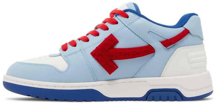 Off White Out of Office College   Light Blue Red