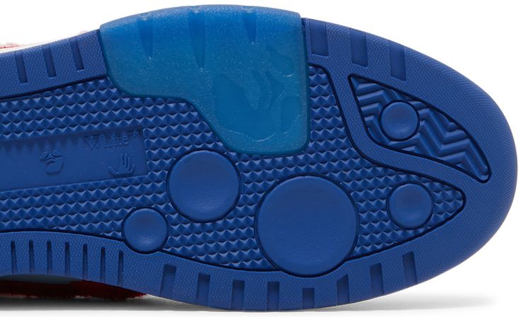 Off White Out of Office College   Light Blue Red