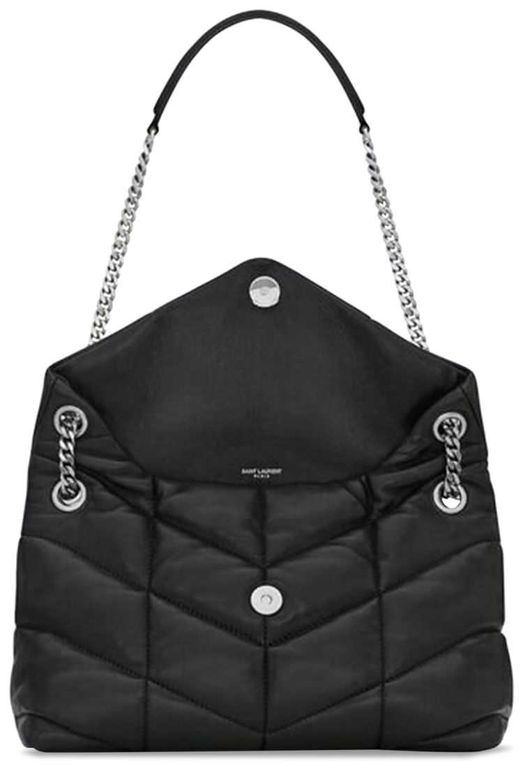 Saint Laurent Puffer Small Bag Black