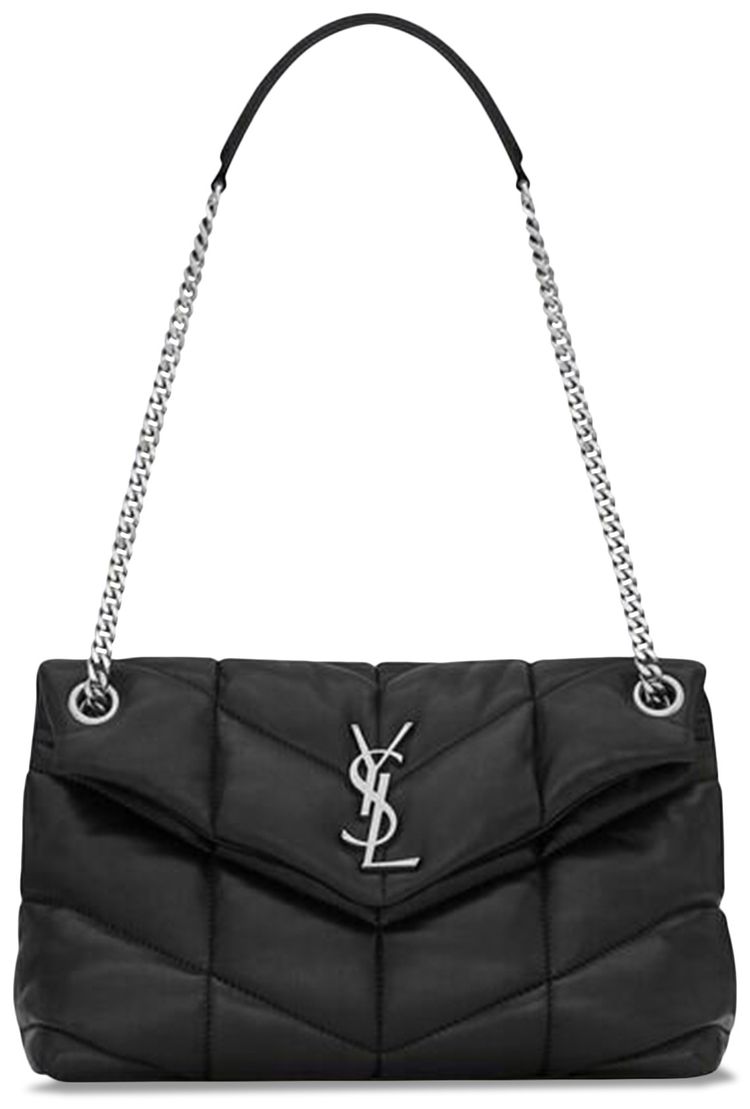 Saint Laurent Puffer Small Bag Black