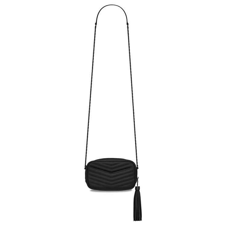 Saint Laurent Mini Lou Chain Bag Nero