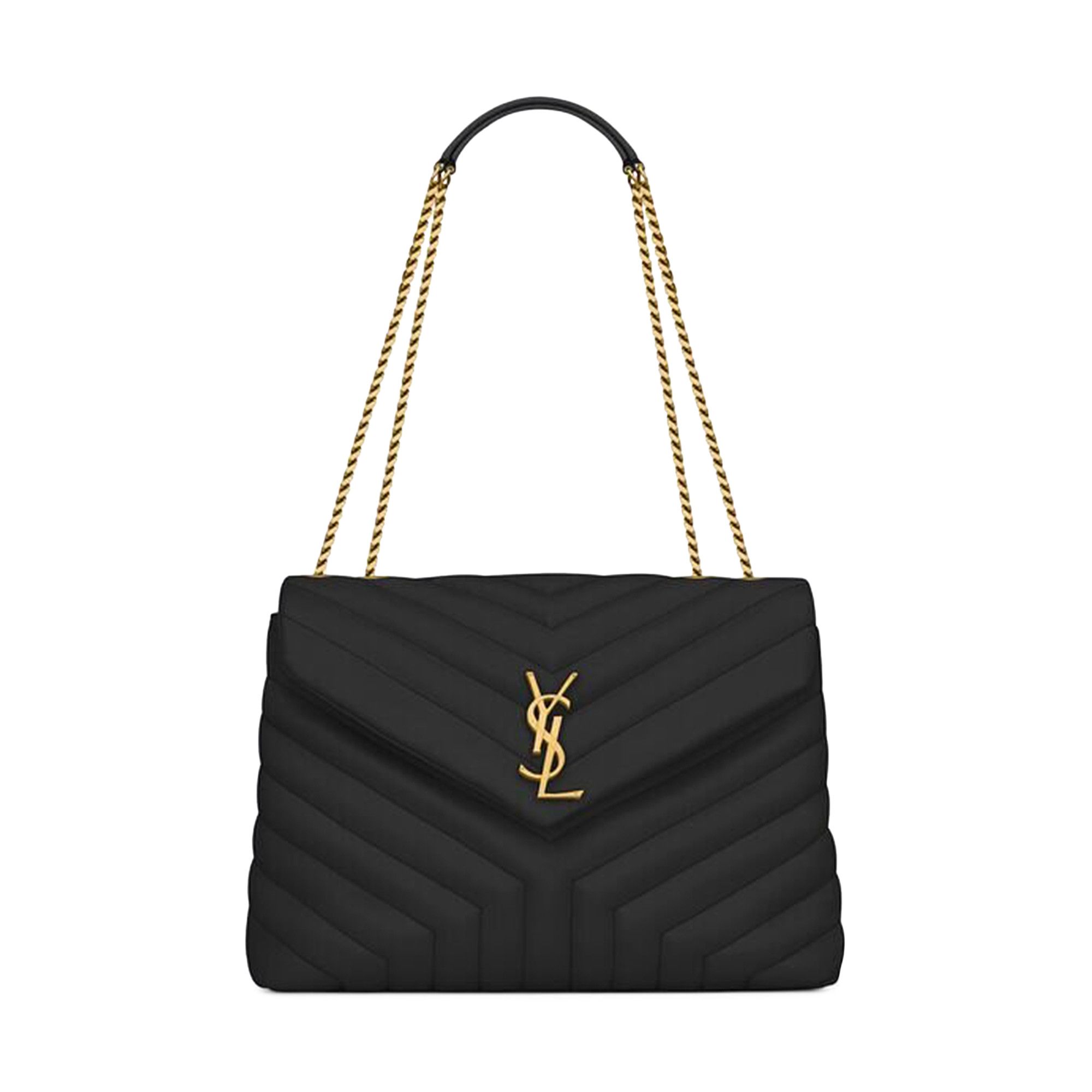 Medium loulou matelassé leather shoulder bag saint laurent new arrivals