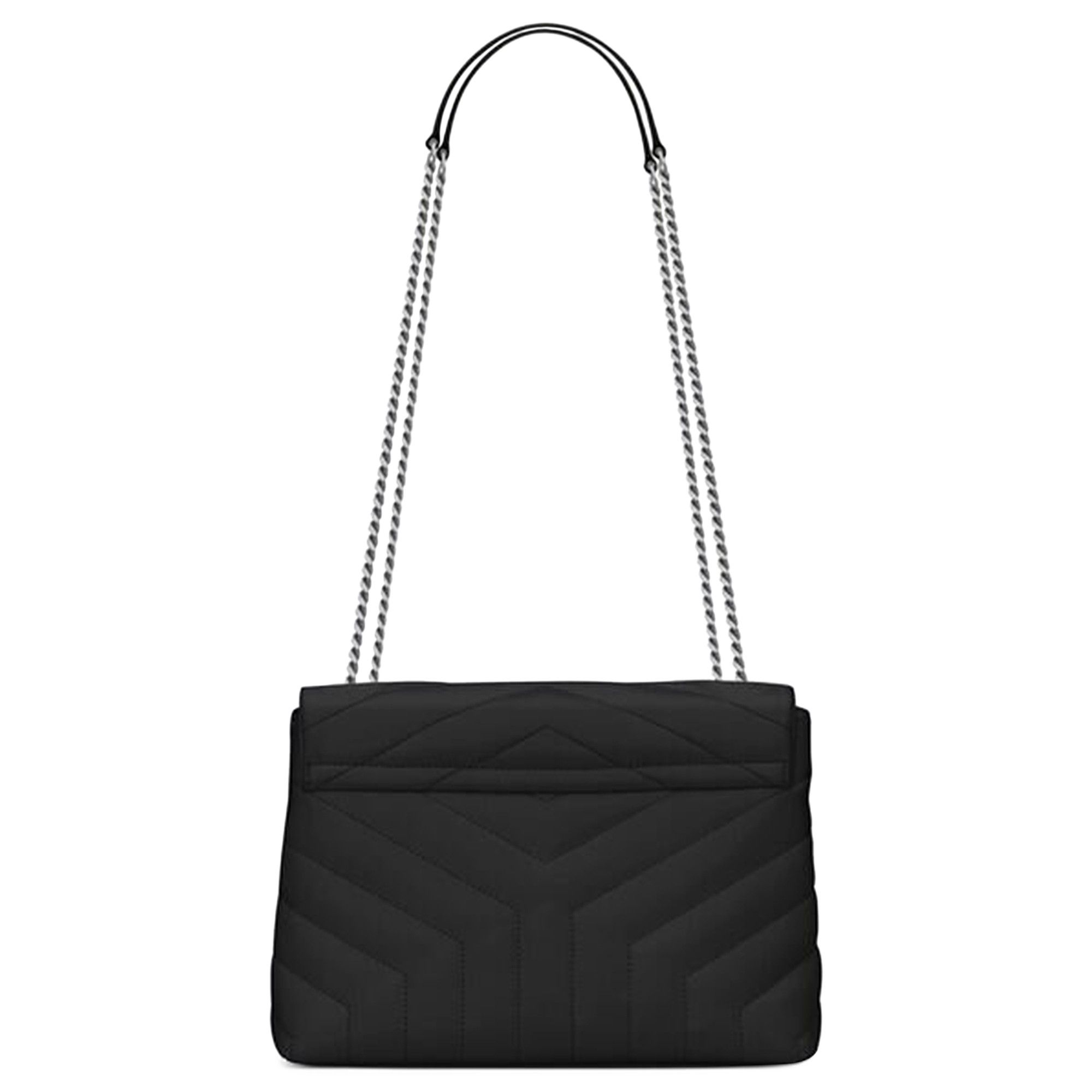 Buy Saint Laurent Small Loulou Matelasse Leather Shoulder Bag Black 494699 DV726 1000 GOAT CA