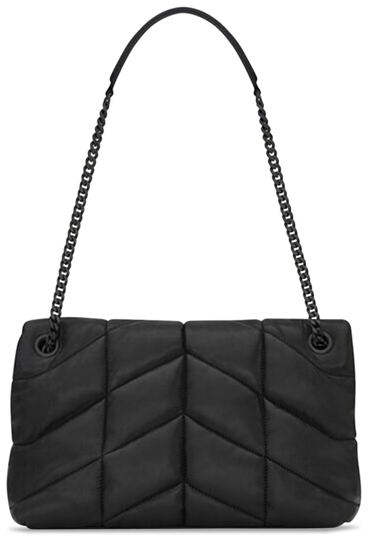 Saint Laurent Loulou Puffer Shoulder Bag Nero