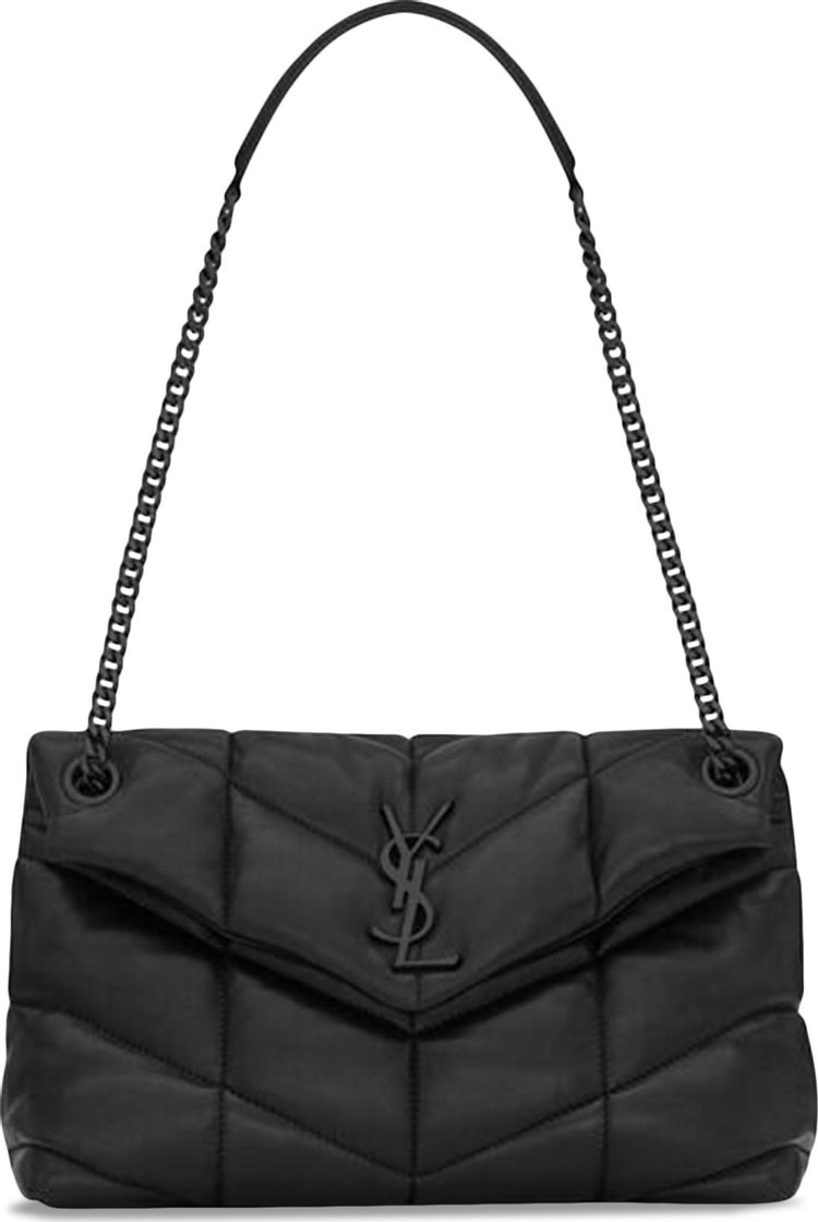 Saint Laurent Small Loulou Puffer Shoulder Bag Nero