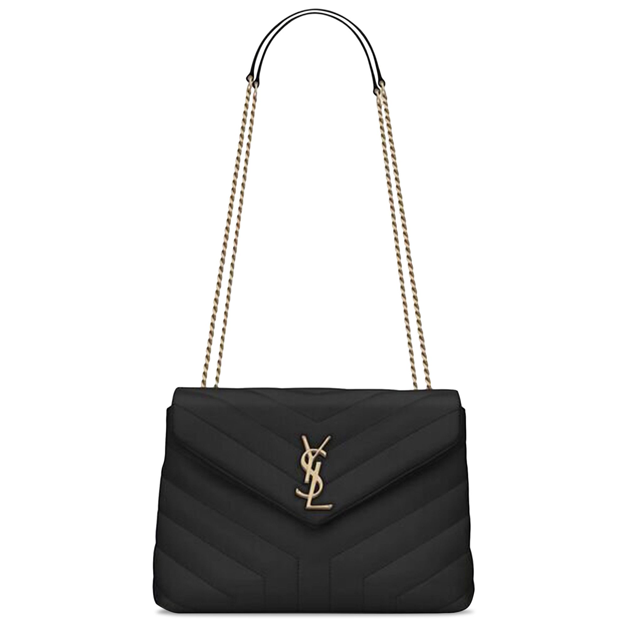 Buy Saint Laurent Loulou Small Shoulder Bag 'Black' - 494699 Buy Saint Laurent Loulou Small Shoulder Bag 'Black' - 494699