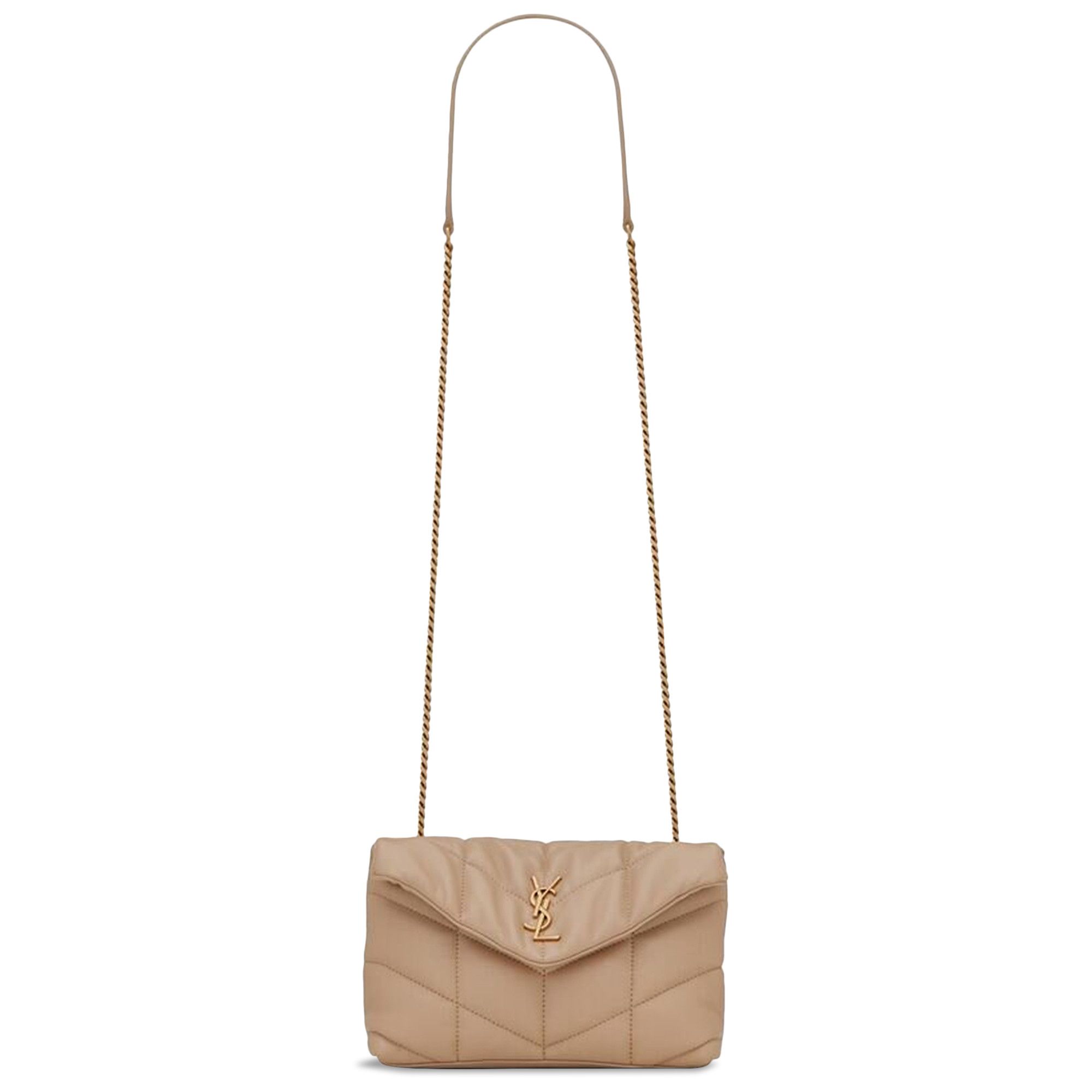 Ysl loulou puffer beige outlet