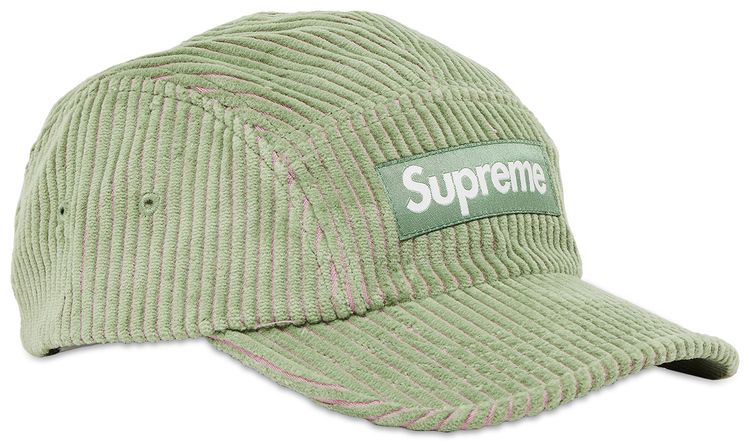 Supreme 2 Tone Corduroy Camp Cap Green