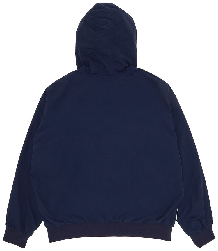 Supreme Applique Hooded Track Jacket Navy