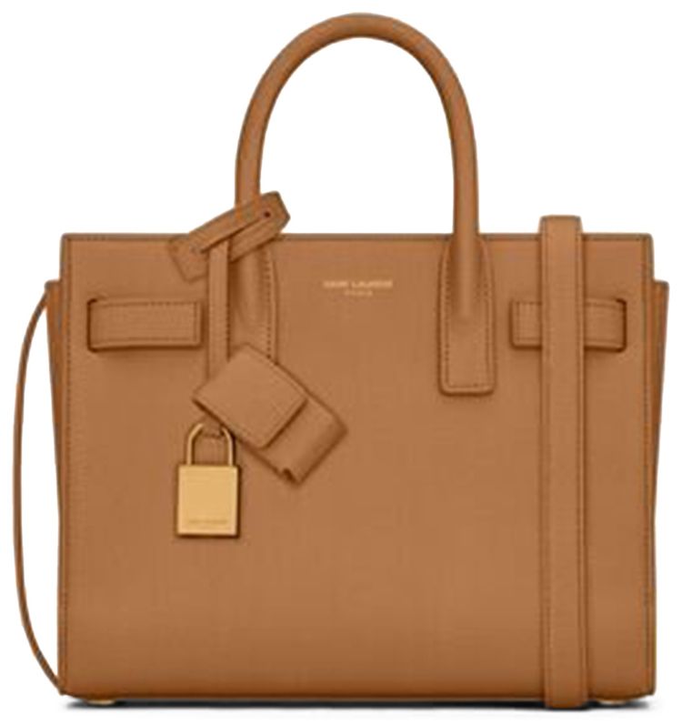 Saint Laurent Nano Sac De Jur Tote Bag Cinnamon